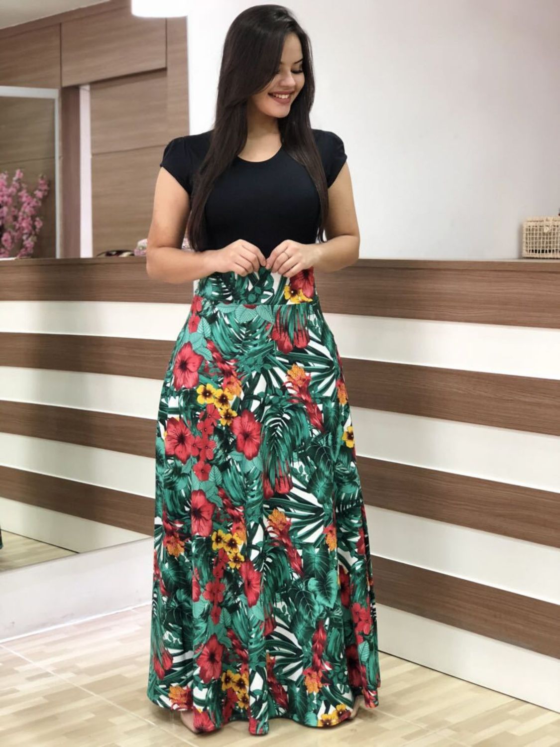 

Saadhvi Women Crepe Floral Multi Gown