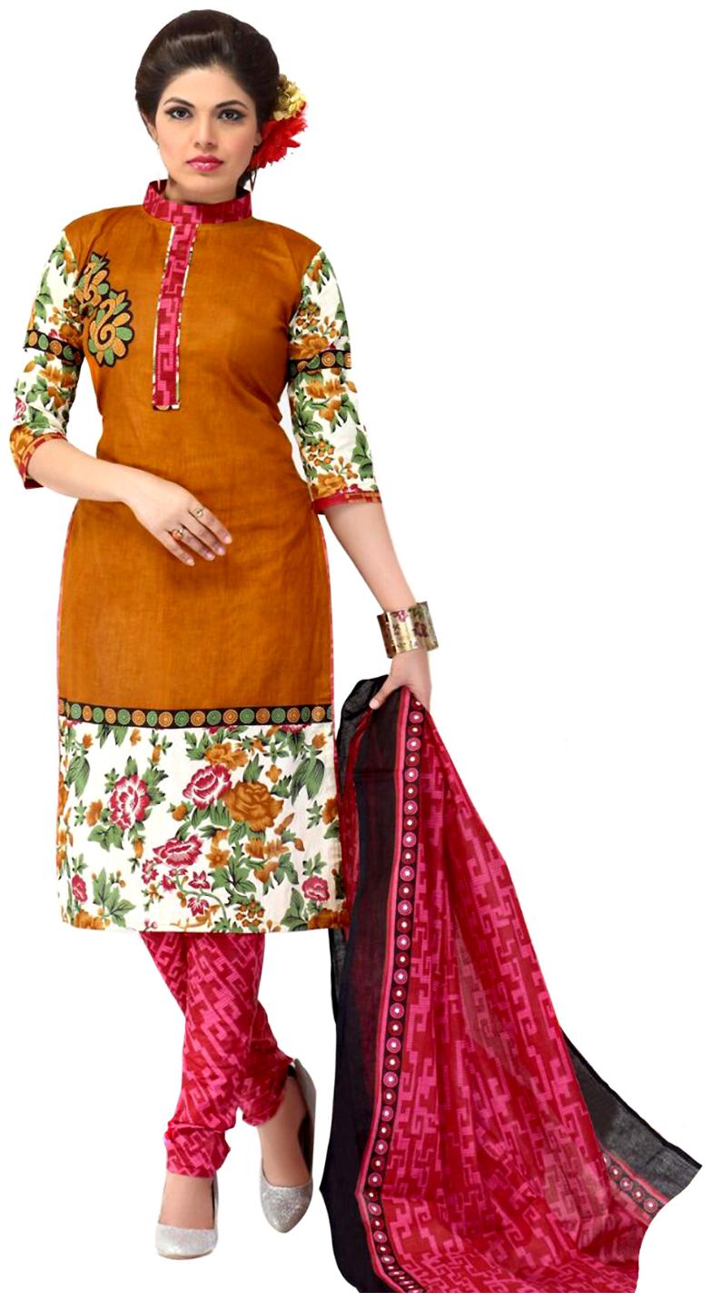 

Sahari Designs Cotton Dress Material - Multicolor