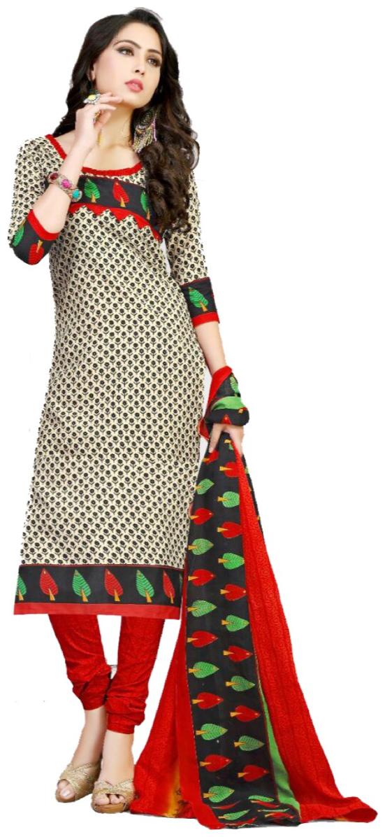 

Sahari Designs Women s Black Cotton Dress Material - Unstitched