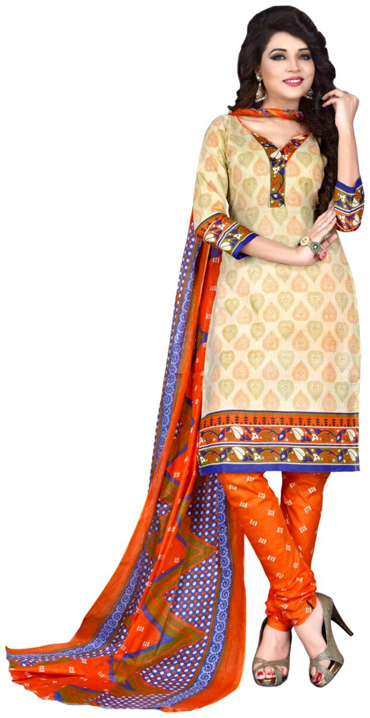

Sahari Designs Cotton Dress Material - Yellow