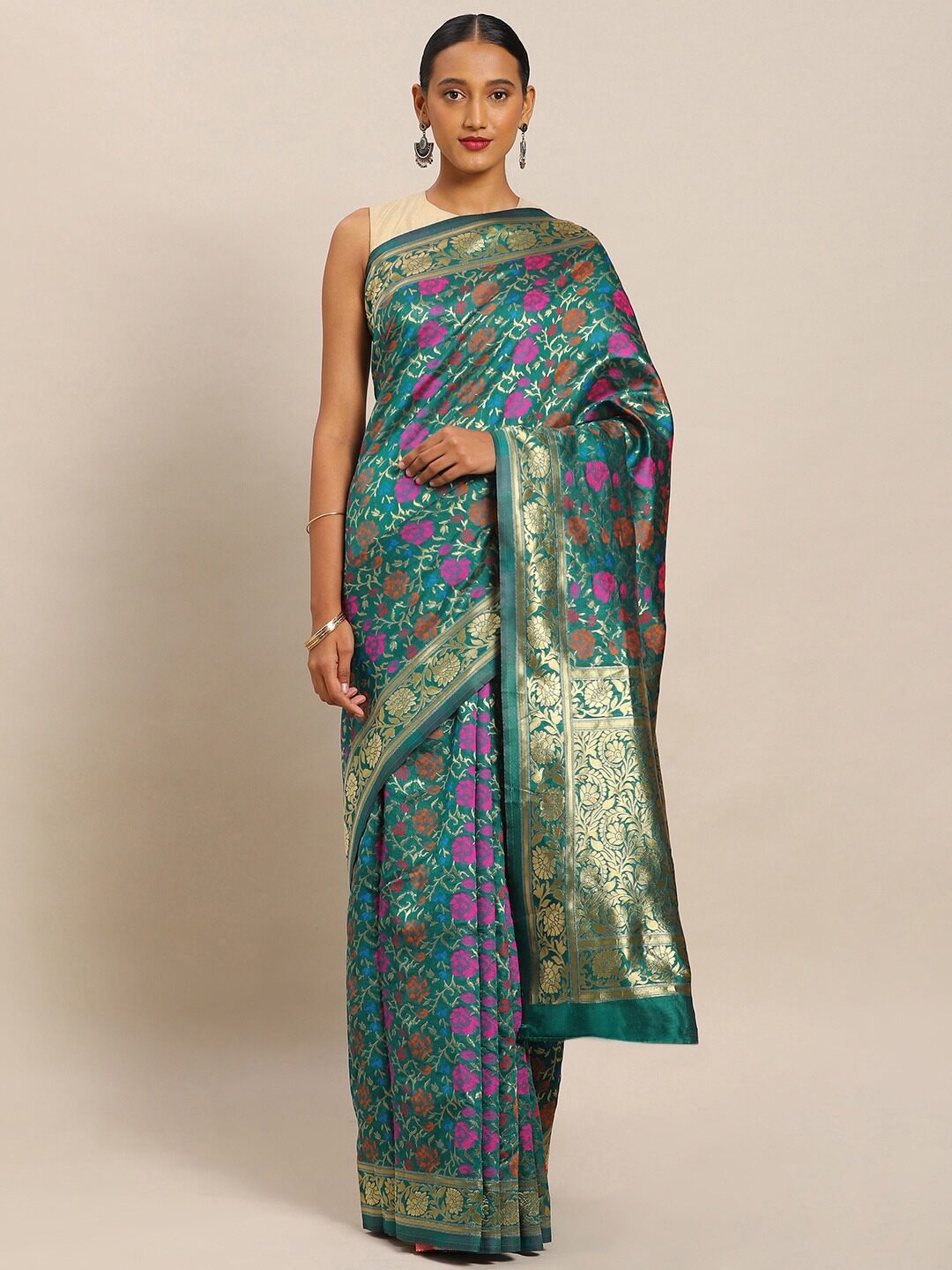 

SAINOOR Artificial Silk Woven Multi Regular Saree For Women