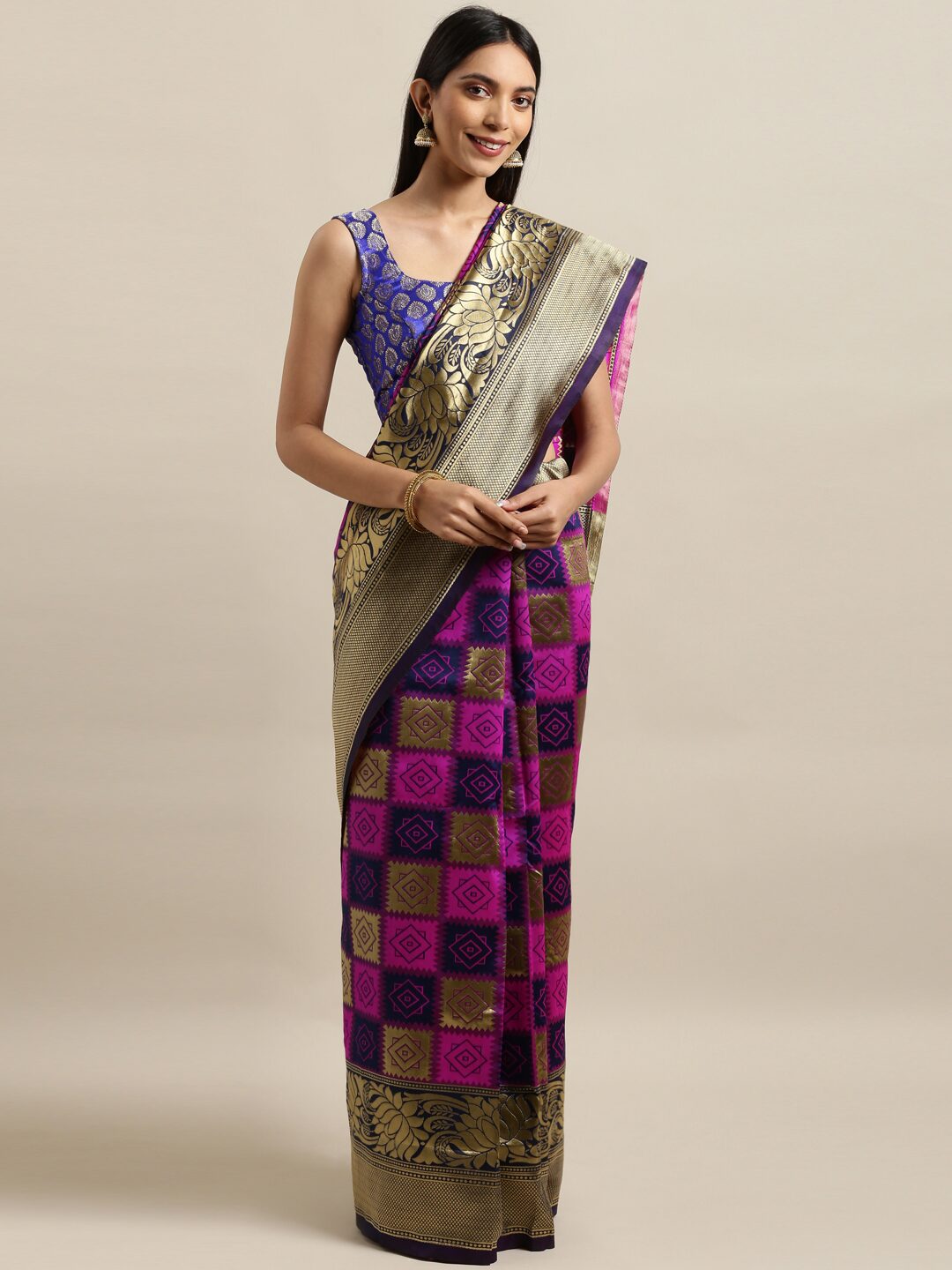 

SAINOOR Artificial Silk Woven Multi Regular Saree For Women