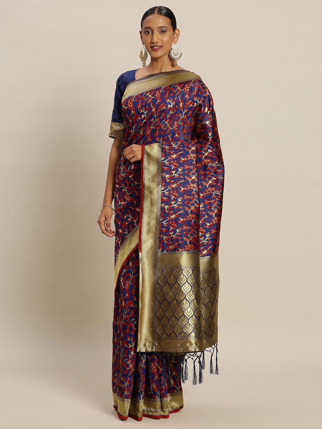 

SAINOOR Artificial Silk Woven Multi Regular Saree For Women