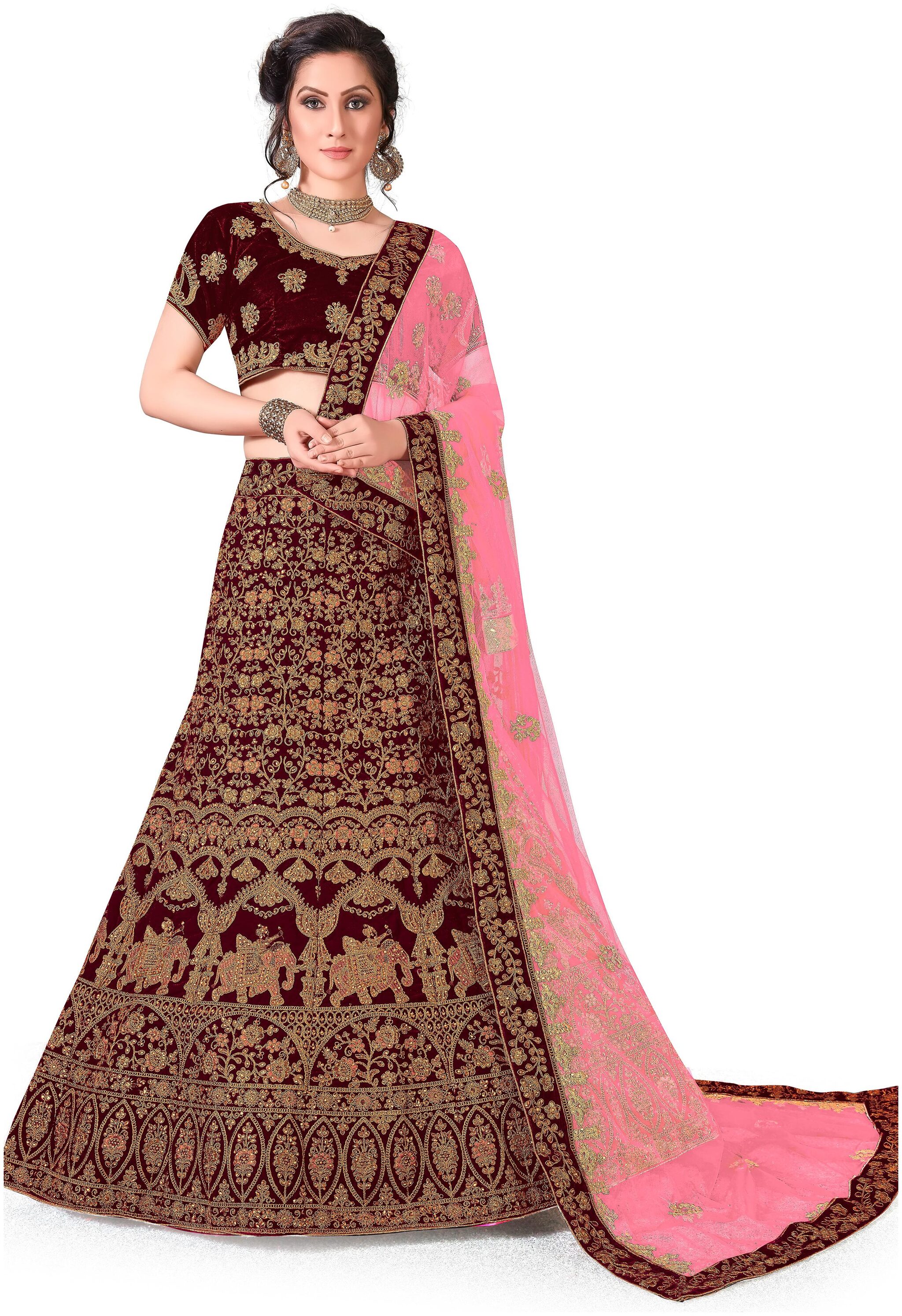 

SAINOOR Velvet Lahenga
