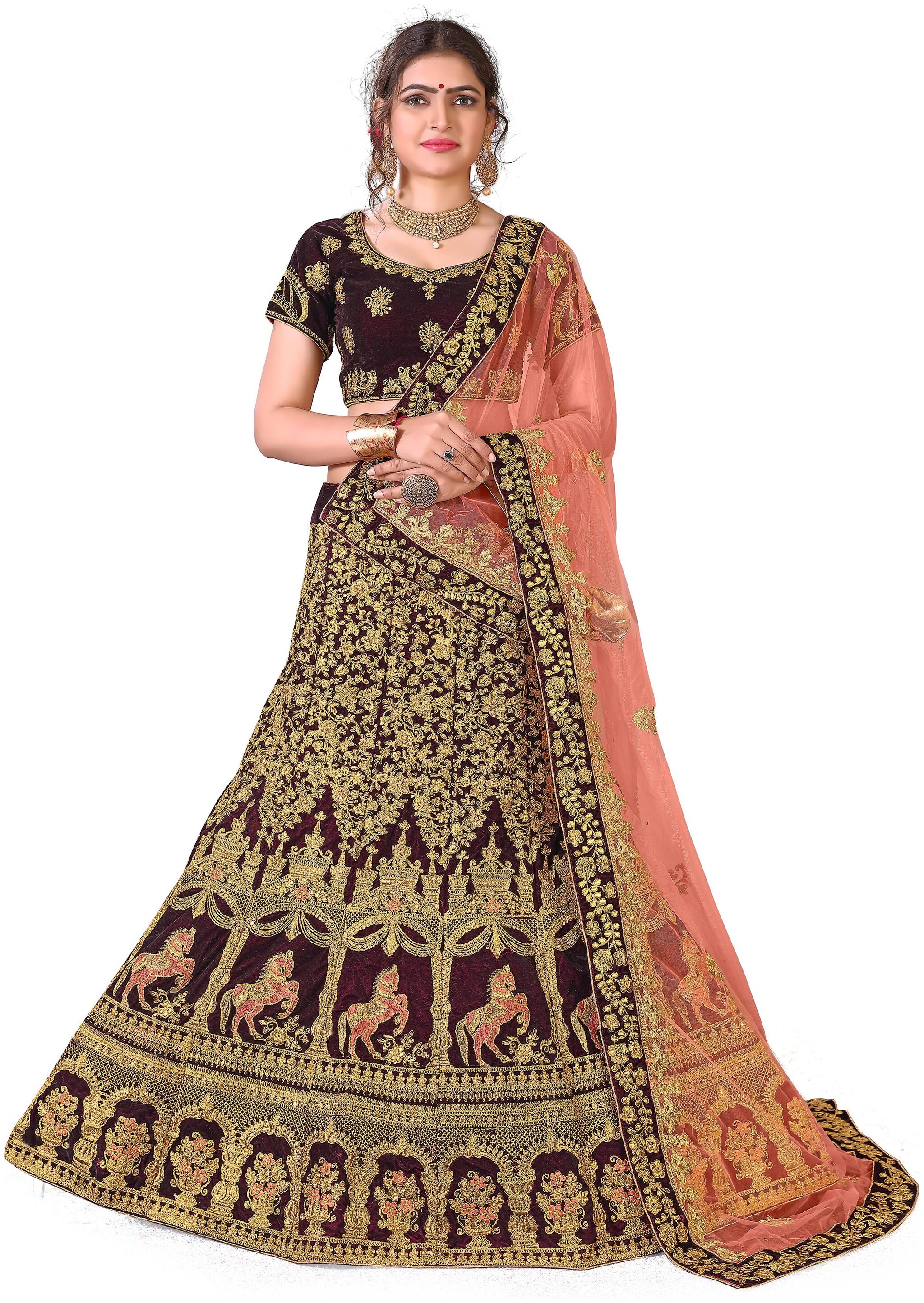 

SAINOOR Velvet Lahenga