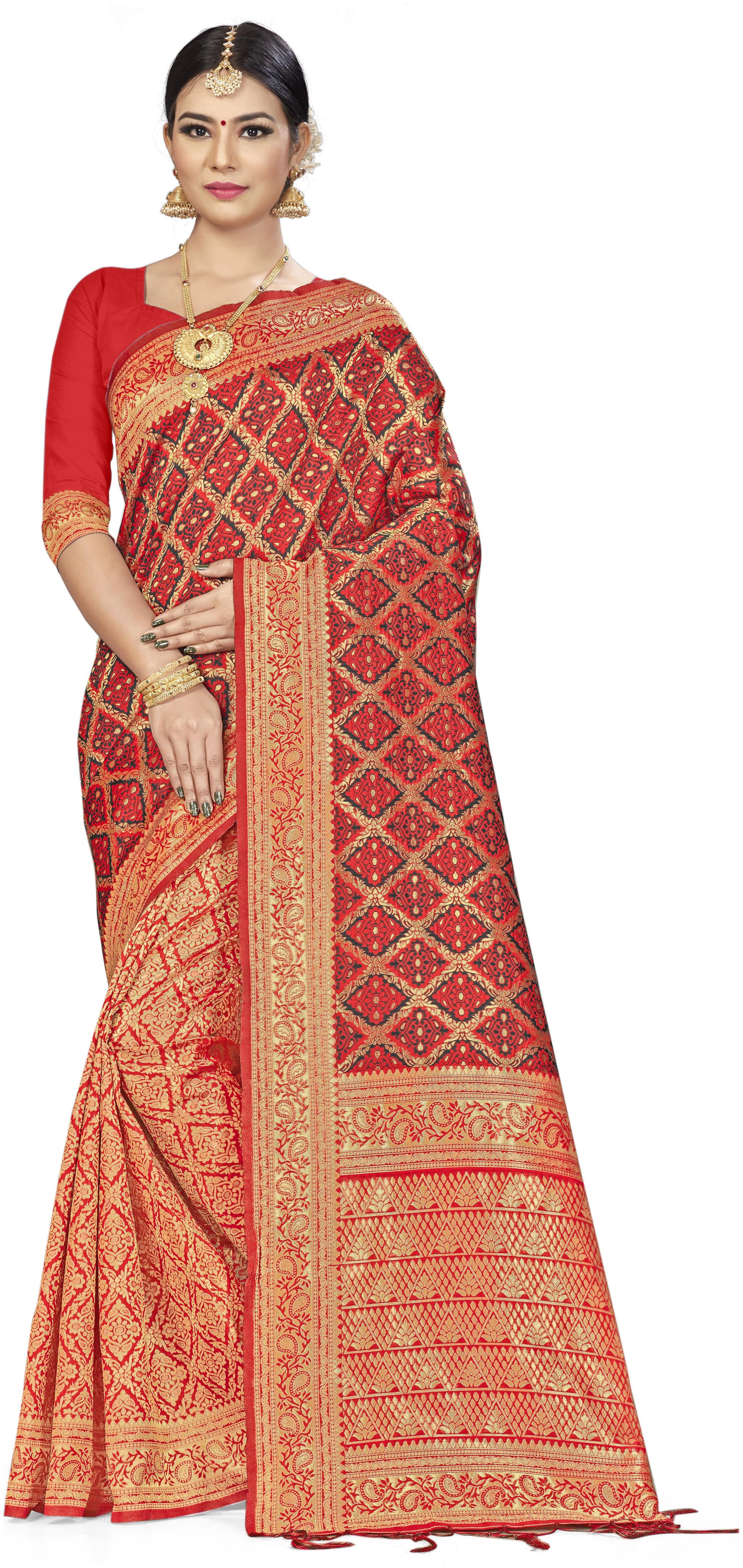 

SAINOOR Women Artificial Silk saree Woven Multi
