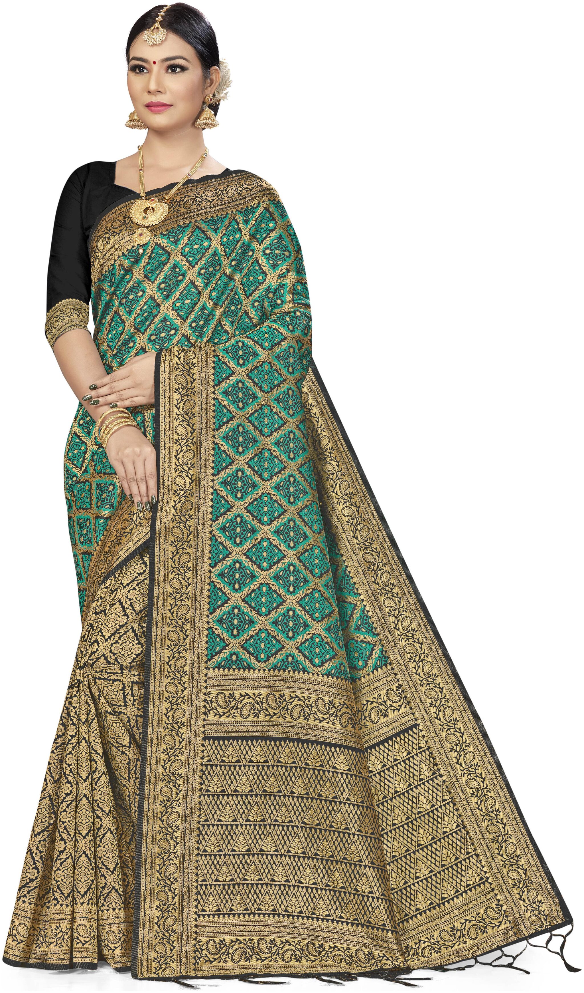 

SAINOOR Women Artificial Silk saree Woven Multi