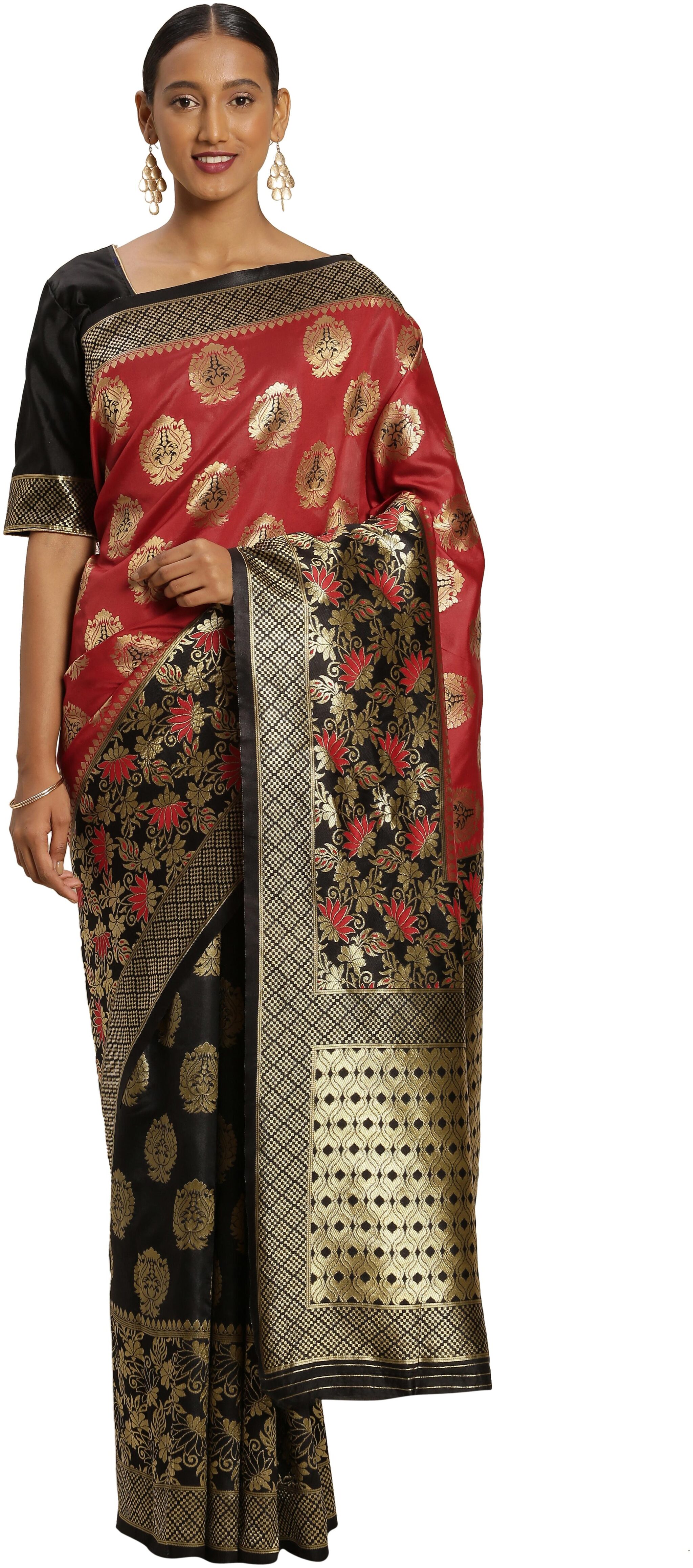 

SAINOOR Women Artificial Silk saree Woven Multi