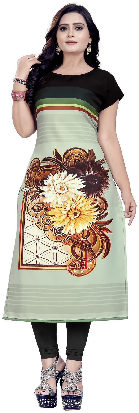 

Saiveera Fashion Women Multi Printed Straight Kurta Kurti