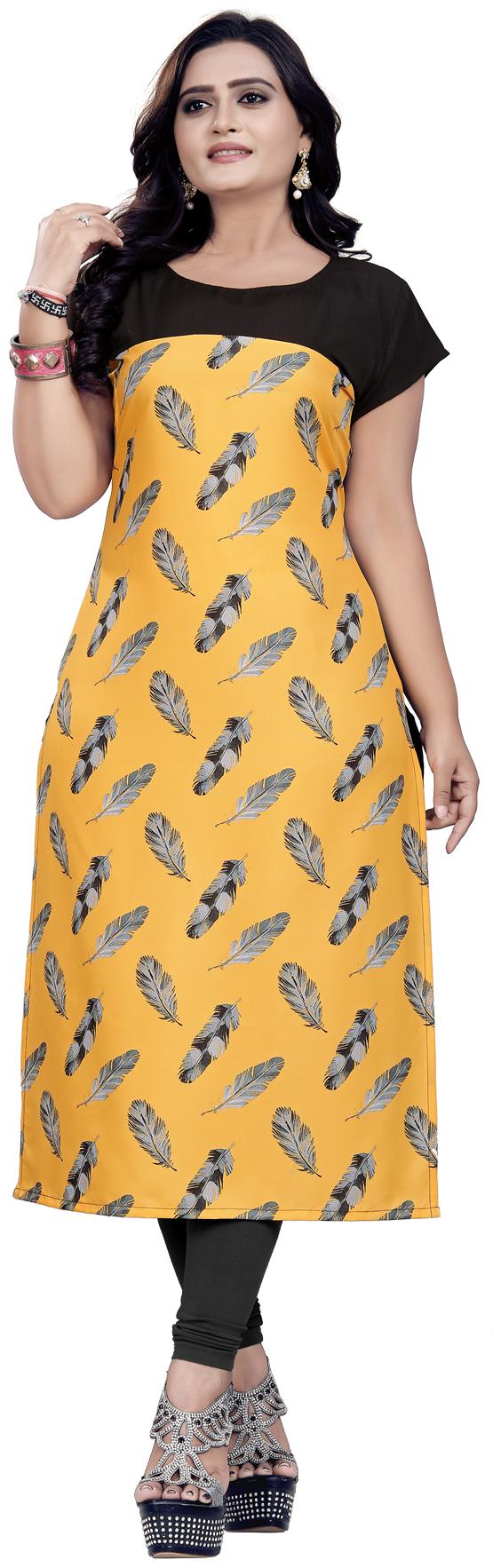 

Saiveera Fashion Women Multi Printed Straight Kurta Kurti
