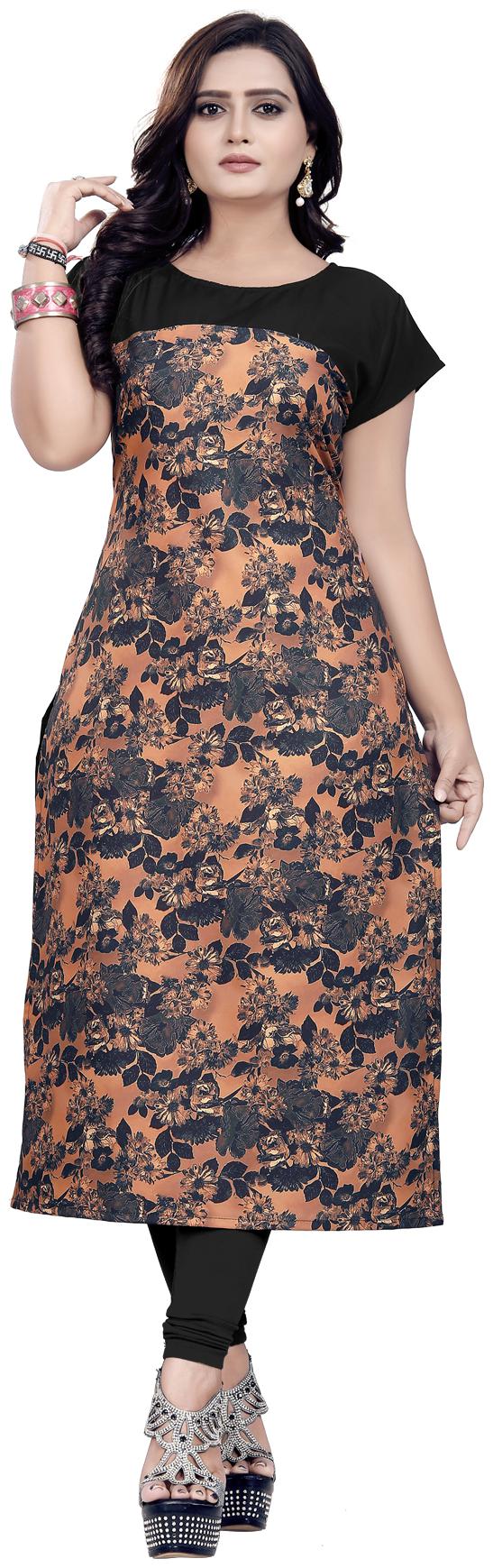 

Saiveera Fashion Women Multi Printed Straight Kurta Kurti