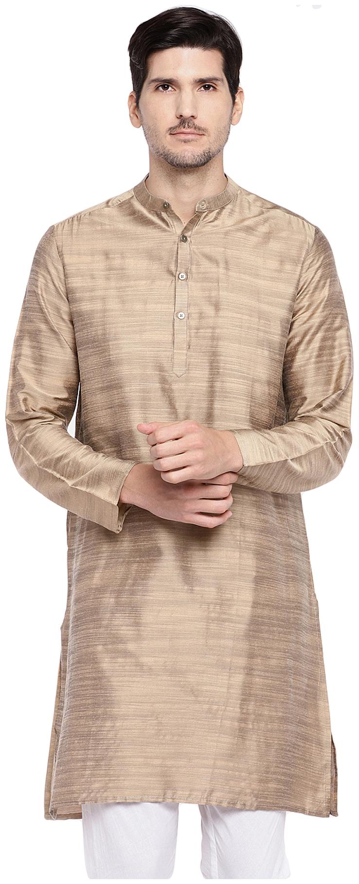 

Salwar Studio Men Beige Regular Fit Kurta