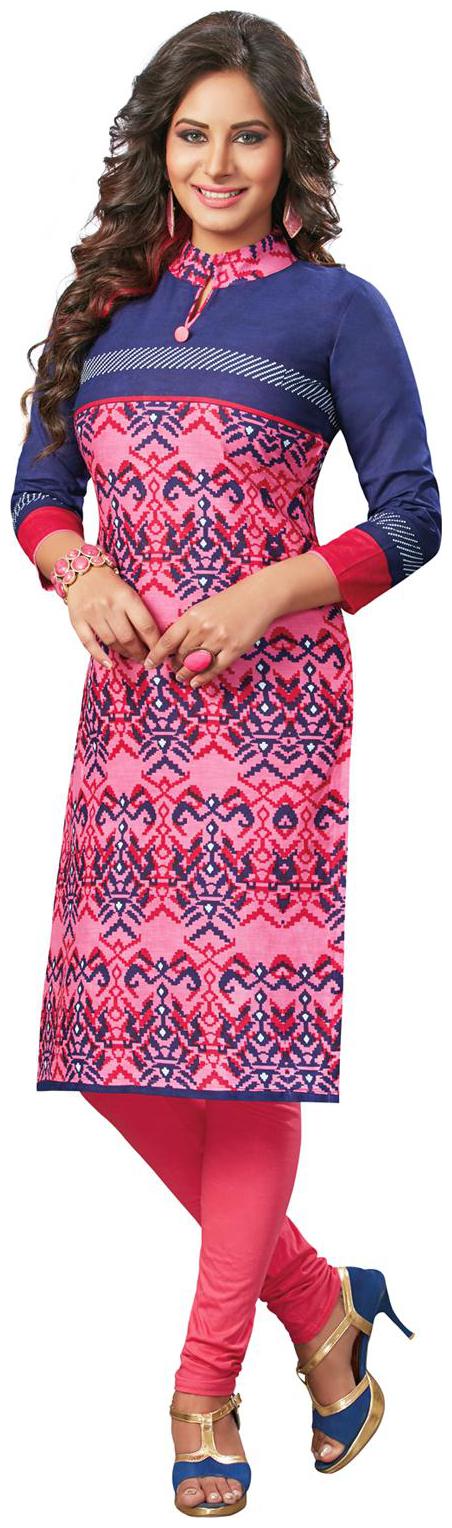 

Salwar Studio Multi Unstitched Kurta fabric With dupatta Dress Material