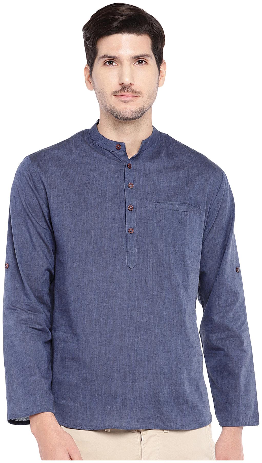 

Salwar Studio Men Blue Regular Fit Kurta