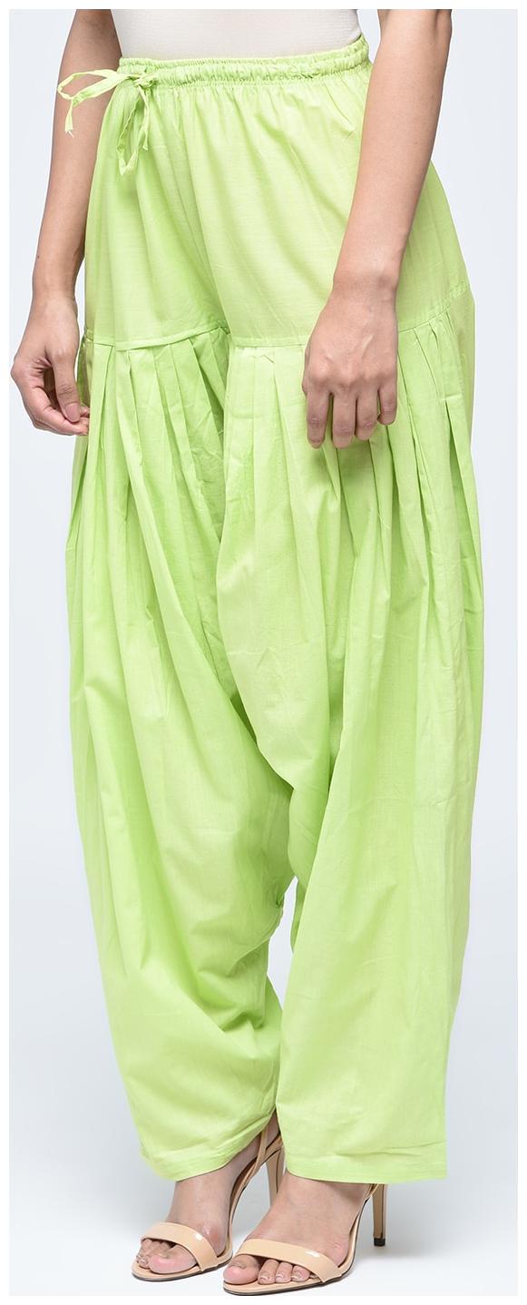 

HRIKSHIKA FASHION Cotton Salwar - Green