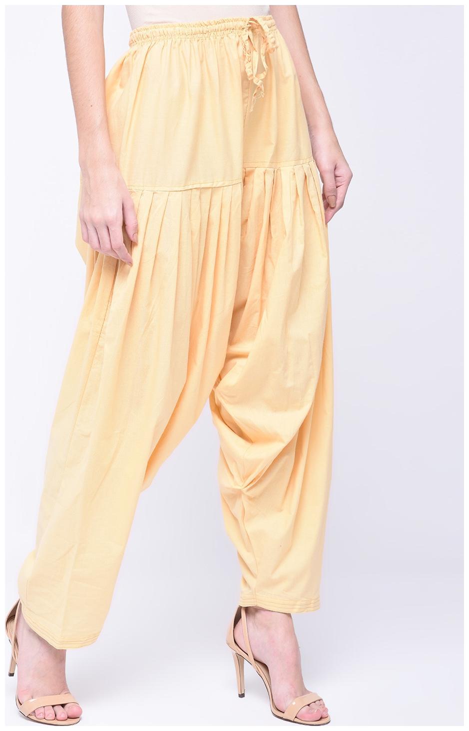 

HRIKSHIKA FASHION Cotton Salwar - Beige