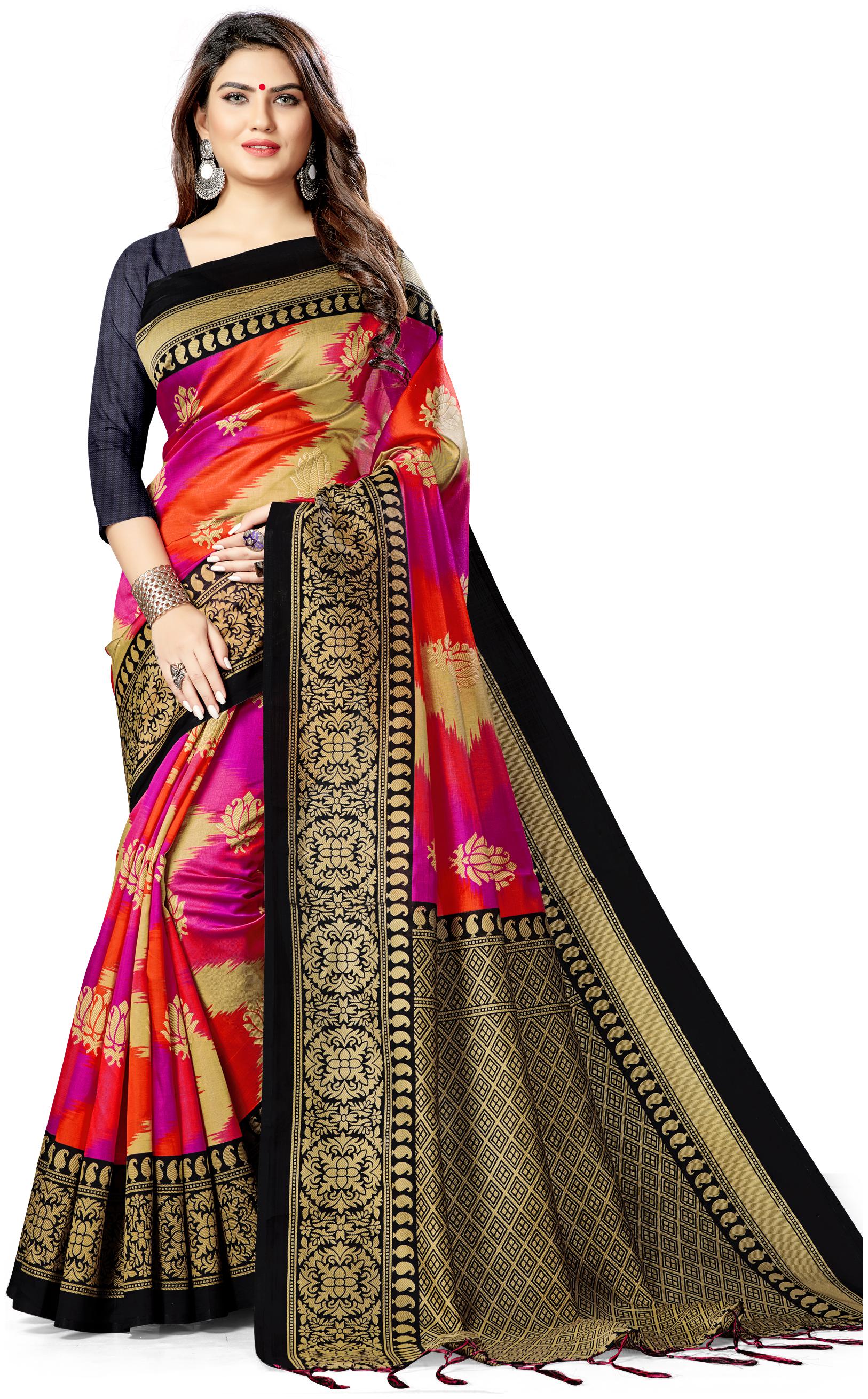 

Sangam Prints Women Artificial Silk Saree Multi