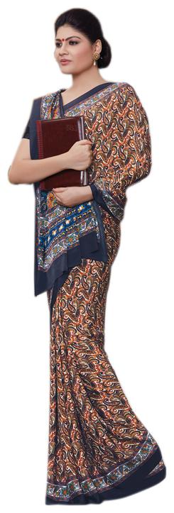 

Sangam Prints Crepe Multi Printed Regular Saree For Women