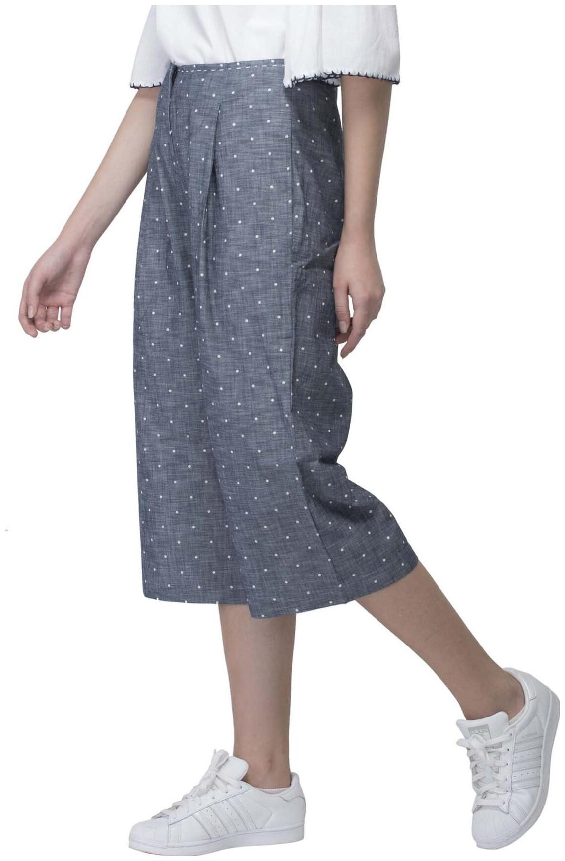 

santav Women Grey Regular fit Cullotes