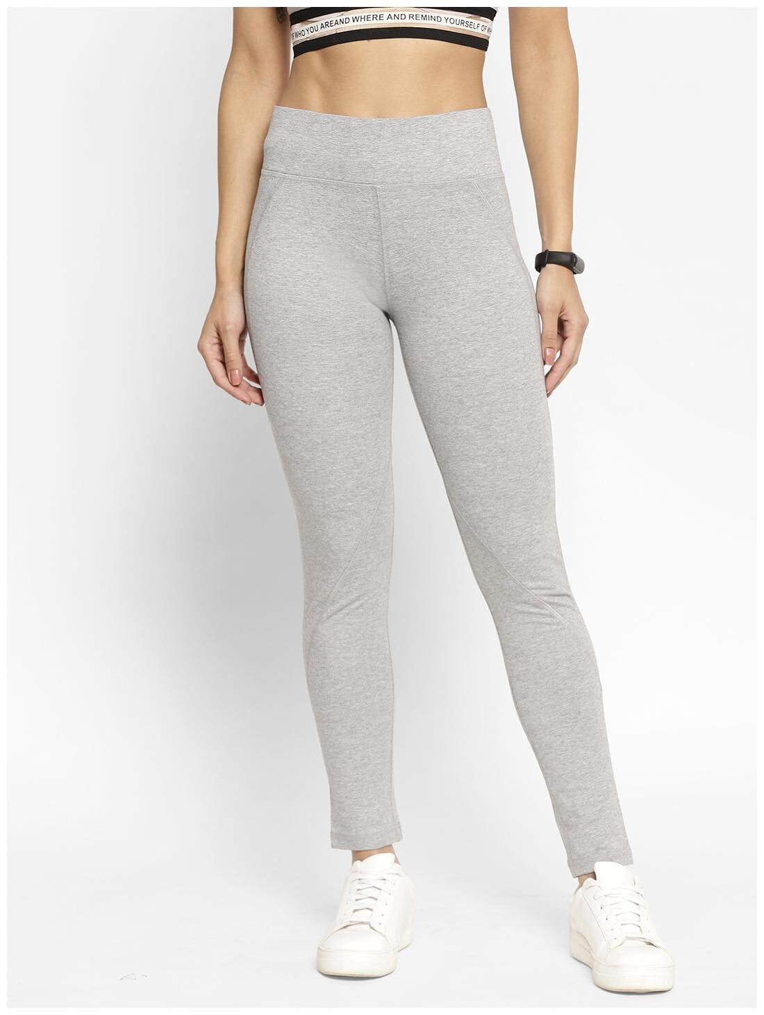

Sapper Women Slim fit Blended Solid Track pants - Grey