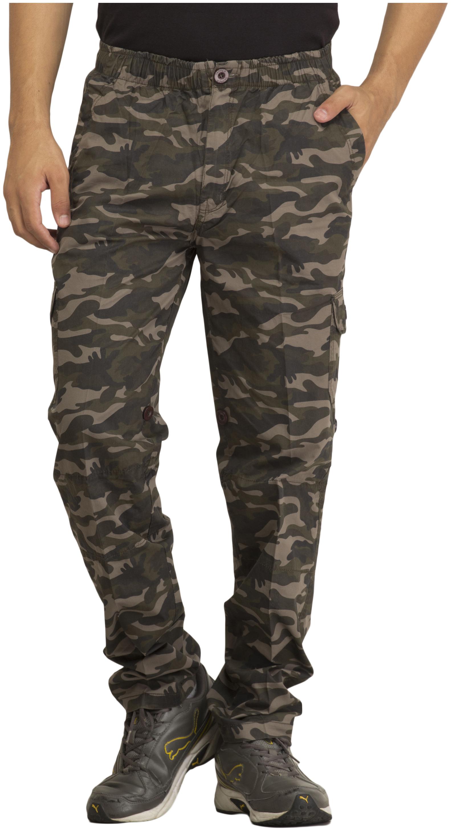 

Sapper Men Multi Camouflage Regular fit Wrinkle free Cargos