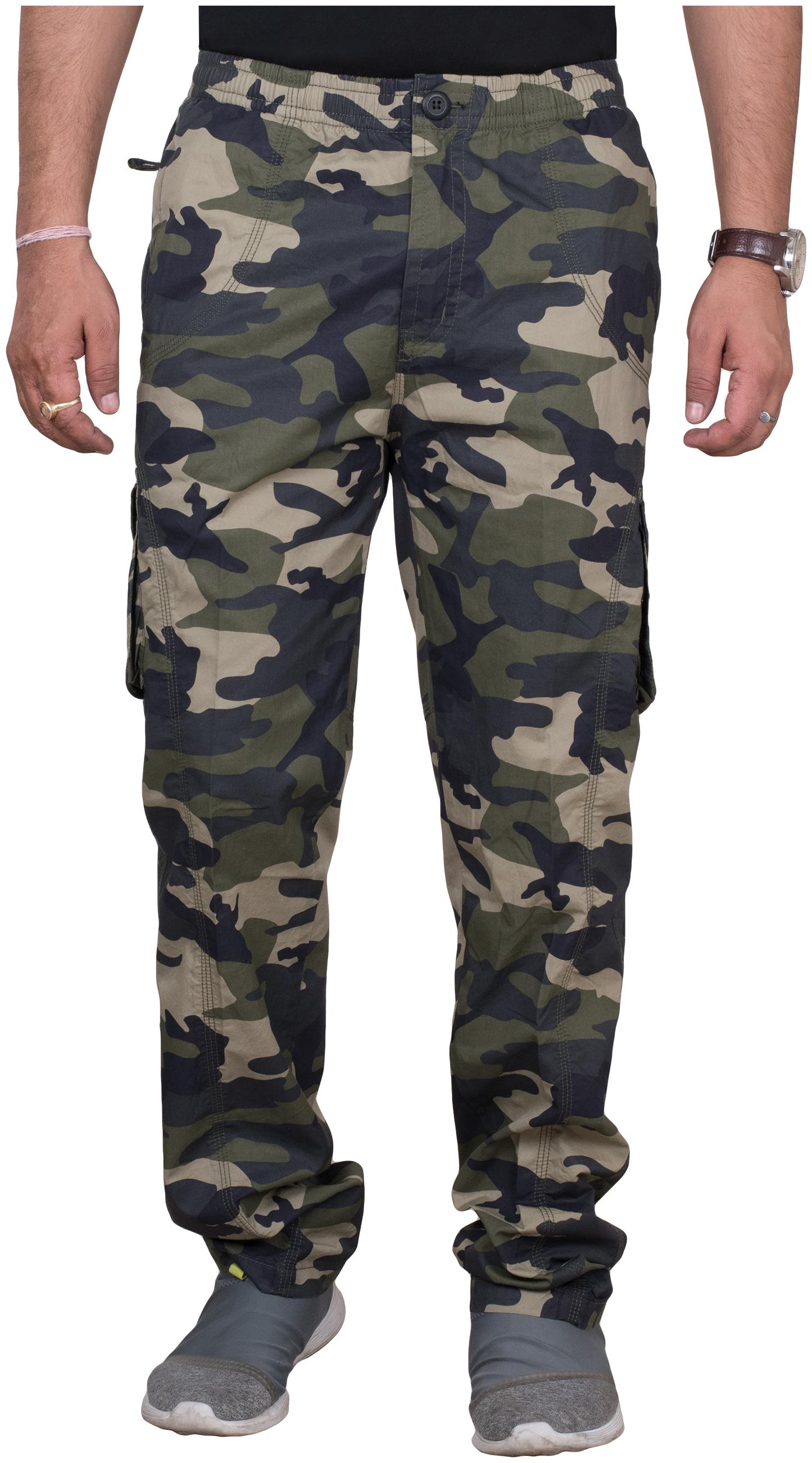 

Sapper Men Multi Camouflage Regular fit Wrinkle free Cargos
