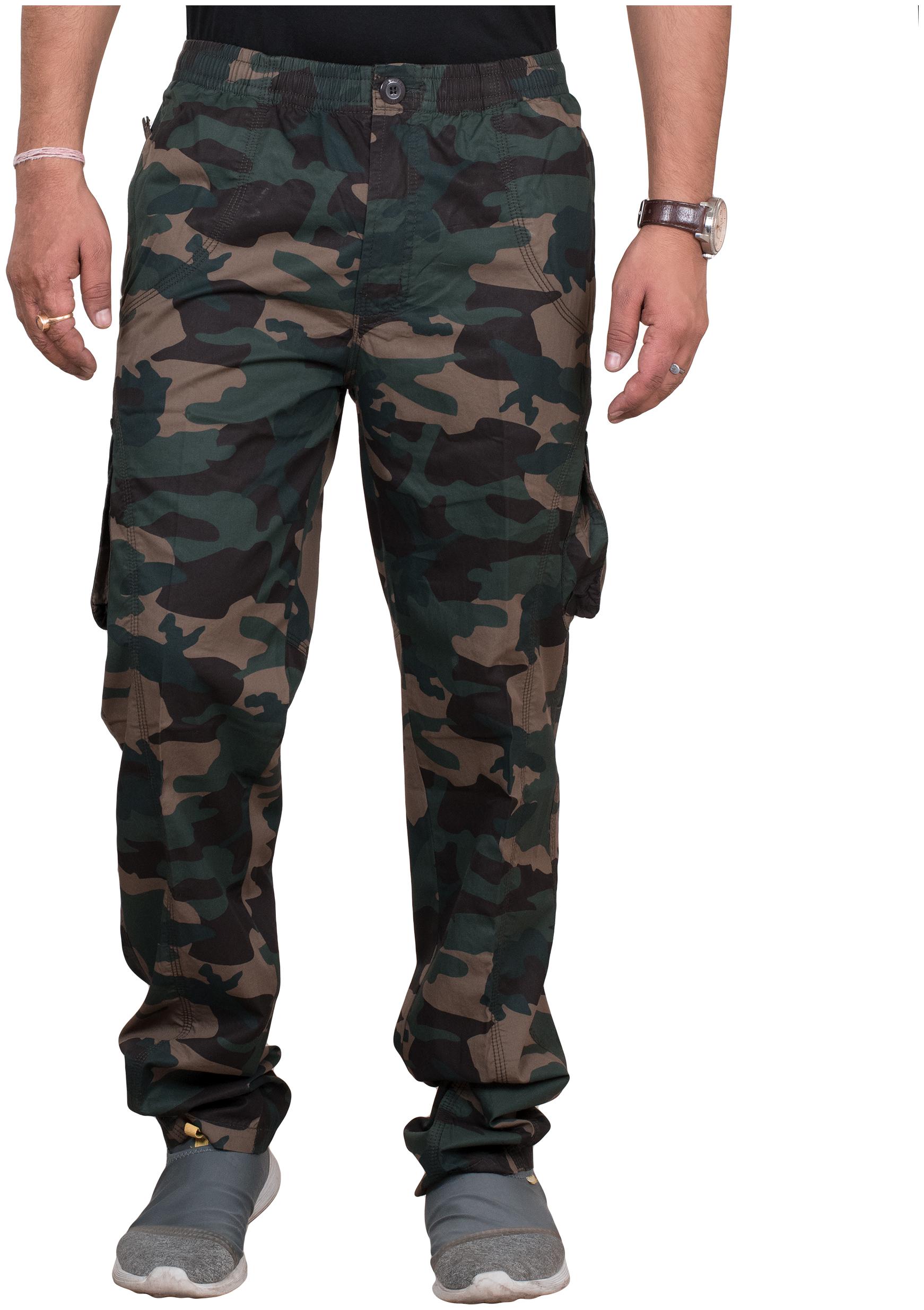 

Sapper Men Multi Camouflage Regular fit Wrinkle free Cargos