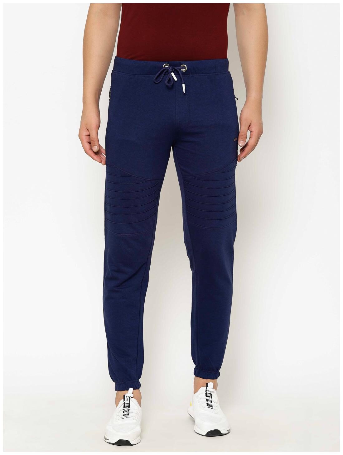 

Sapper Men Blue Solid Slim fit Joggers