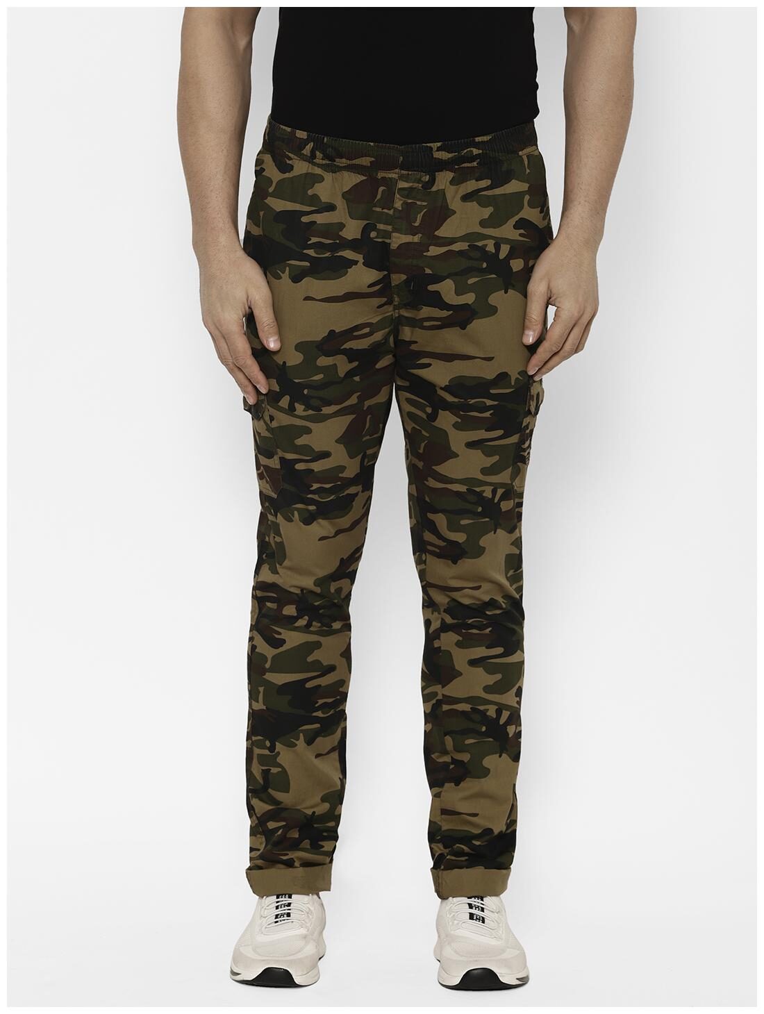 

Sapper Men Multi Camouflage Slim fit Cargos