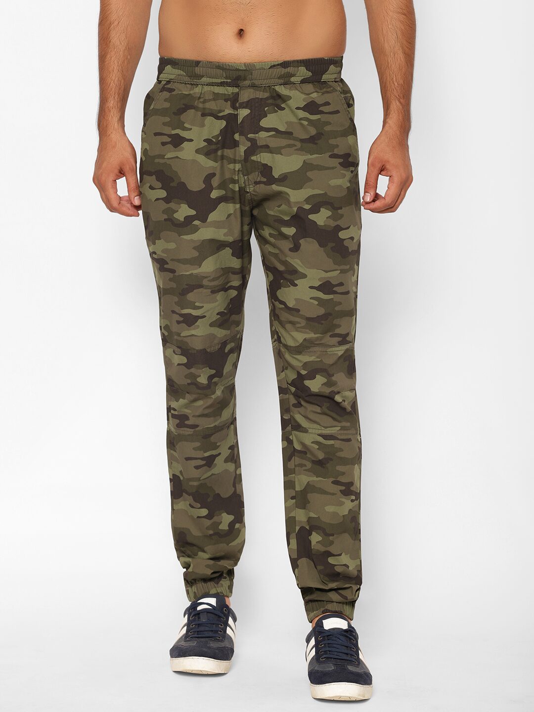 

Sapper Men Green Camouflage Slim fit Joggers