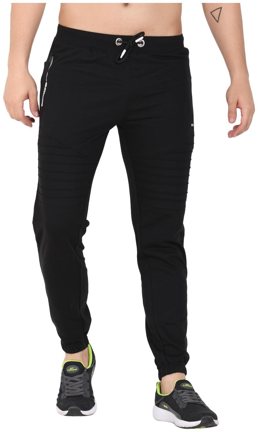 

Sapper Men Black Solid Slim fit Joggers