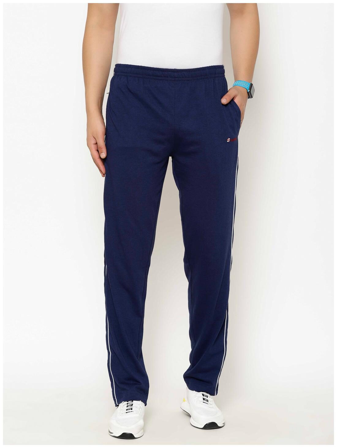 

Sapper Men Blue Solid Regular fit Track pants