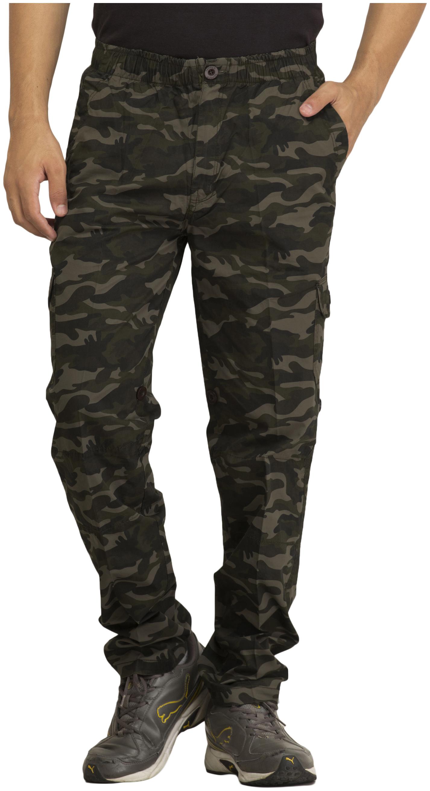 

Sapper Men Multi Camouflage Regular fit Wrinkle free Cargos