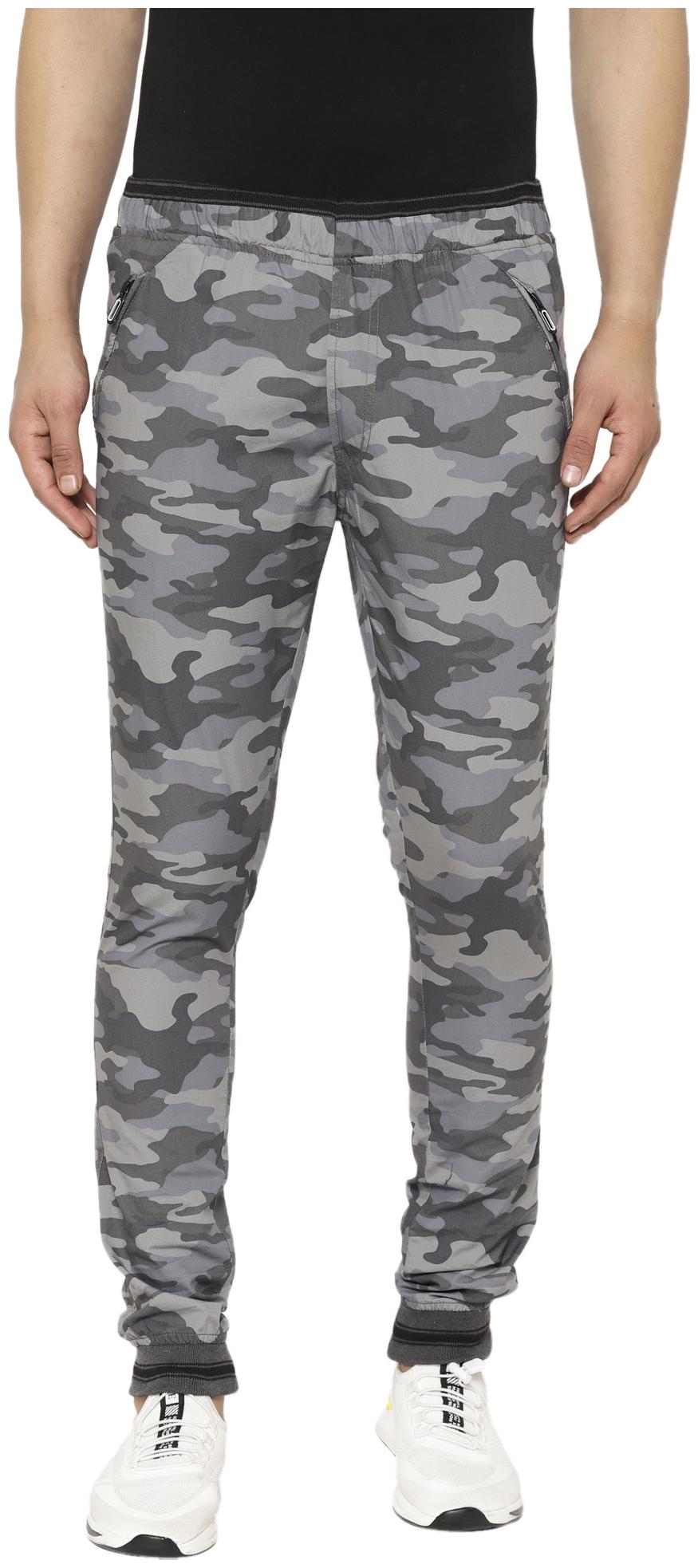 

Sapper Men Grey Camouflage Slim fit Joggers