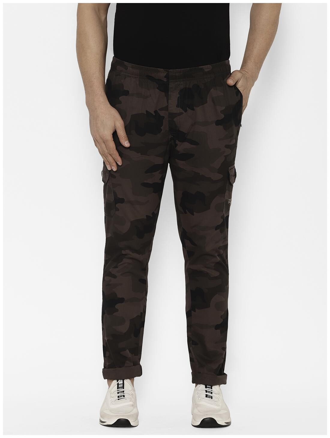

Sapper Men Multi Camouflage Slim fit Cargos