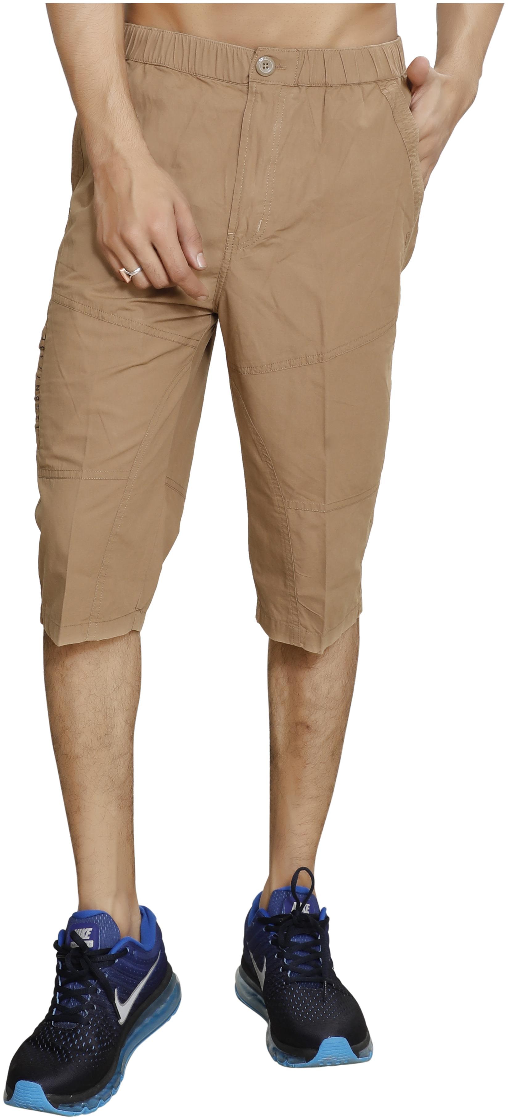 

Sapper Men Beige Regular Fit Regular Shorts