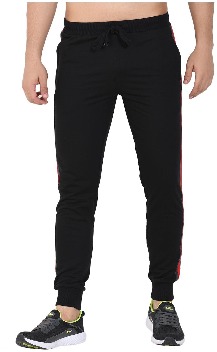 

Sapper Men Black Solid Slim fit Joggers