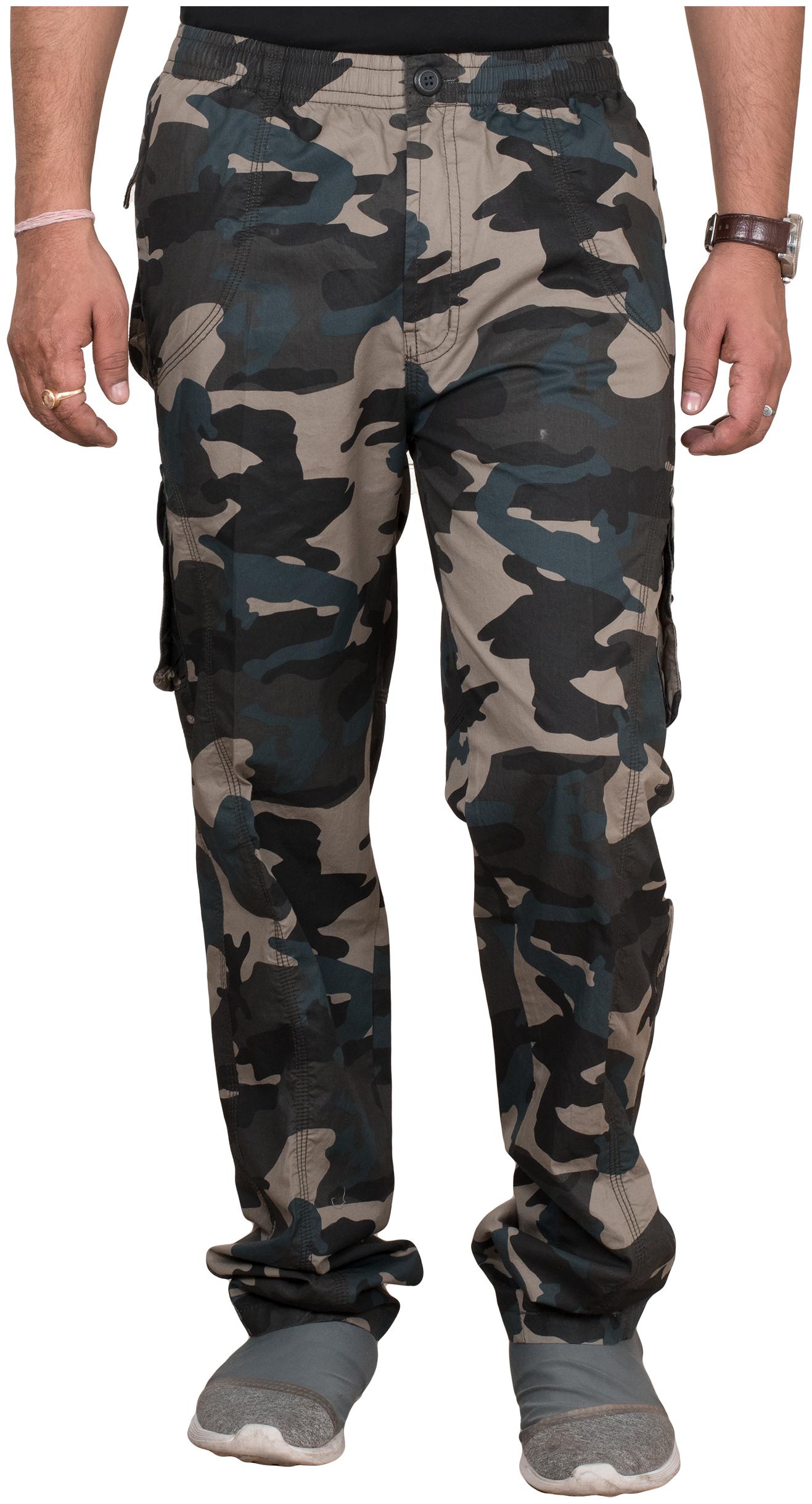 

Sapper Men Multi Camouflage Regular fit Wrinkle free Cargos