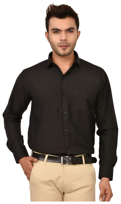 

Sapper Men Slim fit Formal Shirt - Black