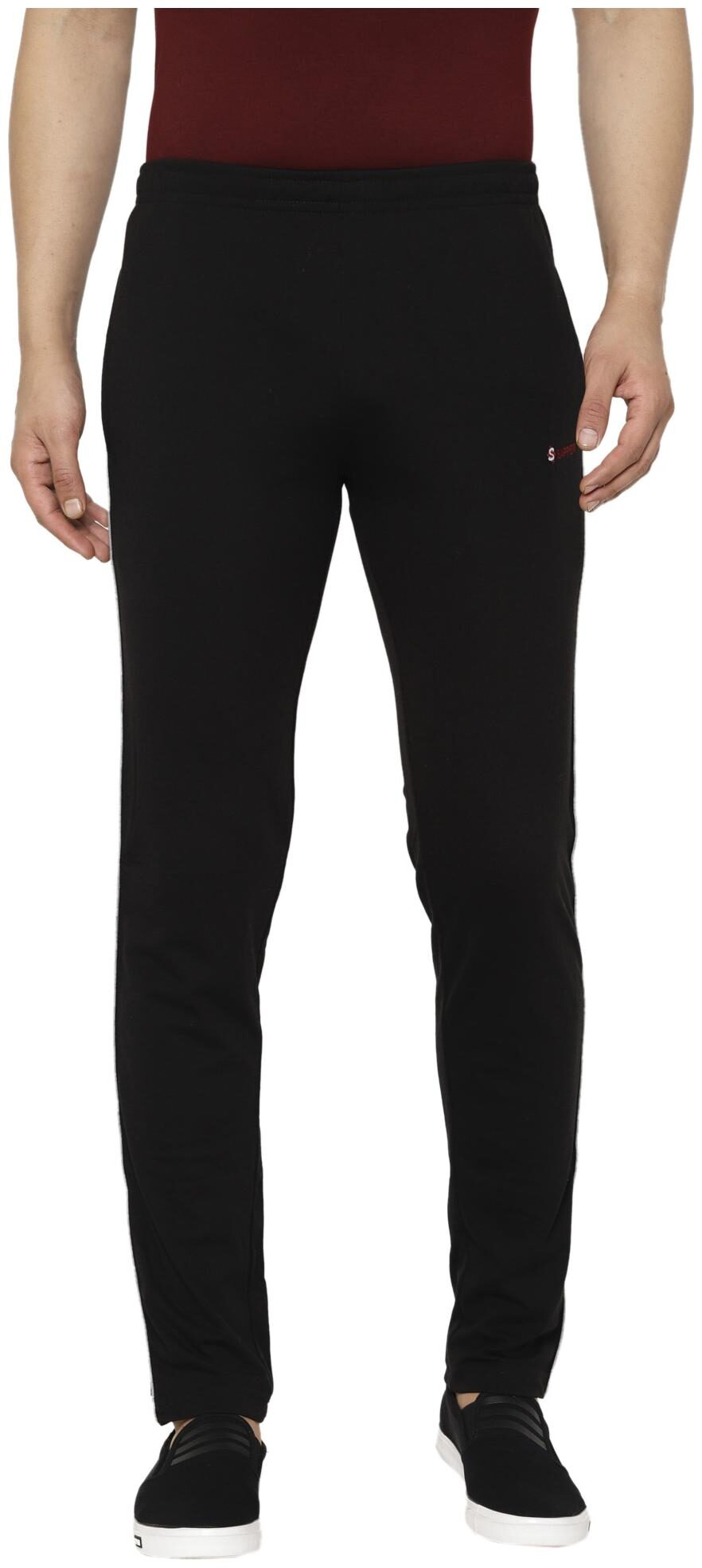 

Sapper Men Black Solid Slim fit Track pants