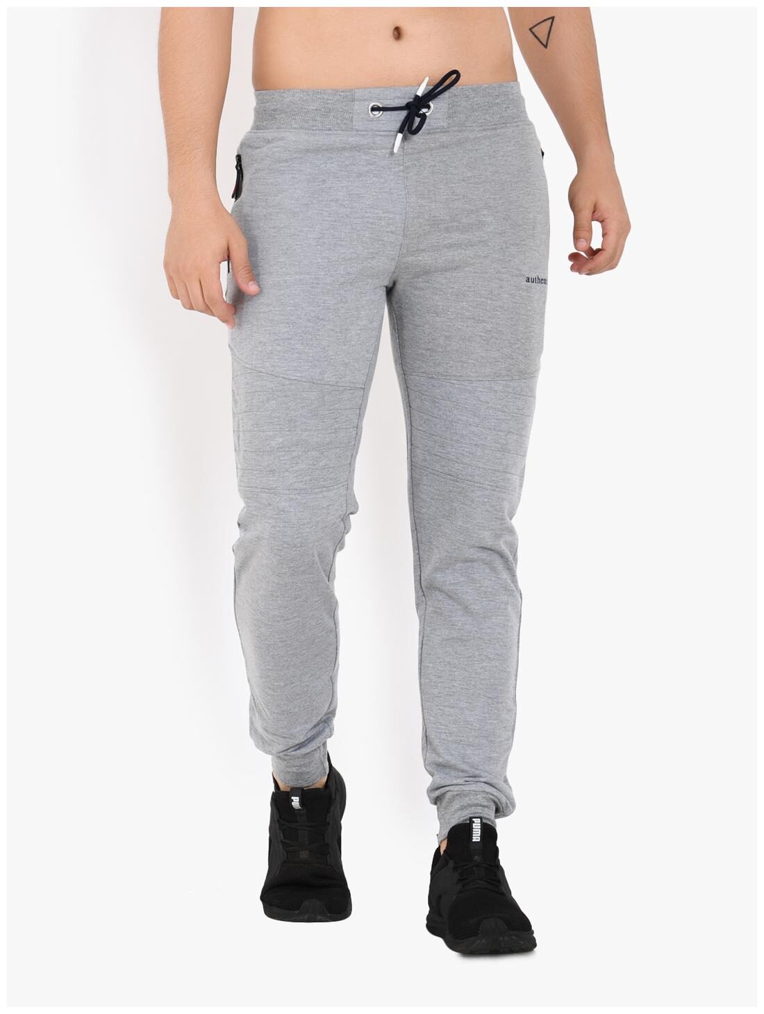

Sapper Men Grey Solid Slim fit Joggers