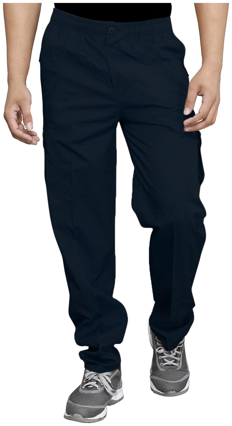 

Sapper Men Blue Solid Regular fit Cargos
