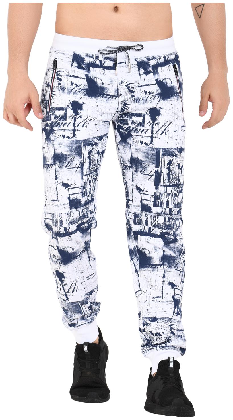 

Sapper Men Cotton Lycra Slim Fit Track Pants White color