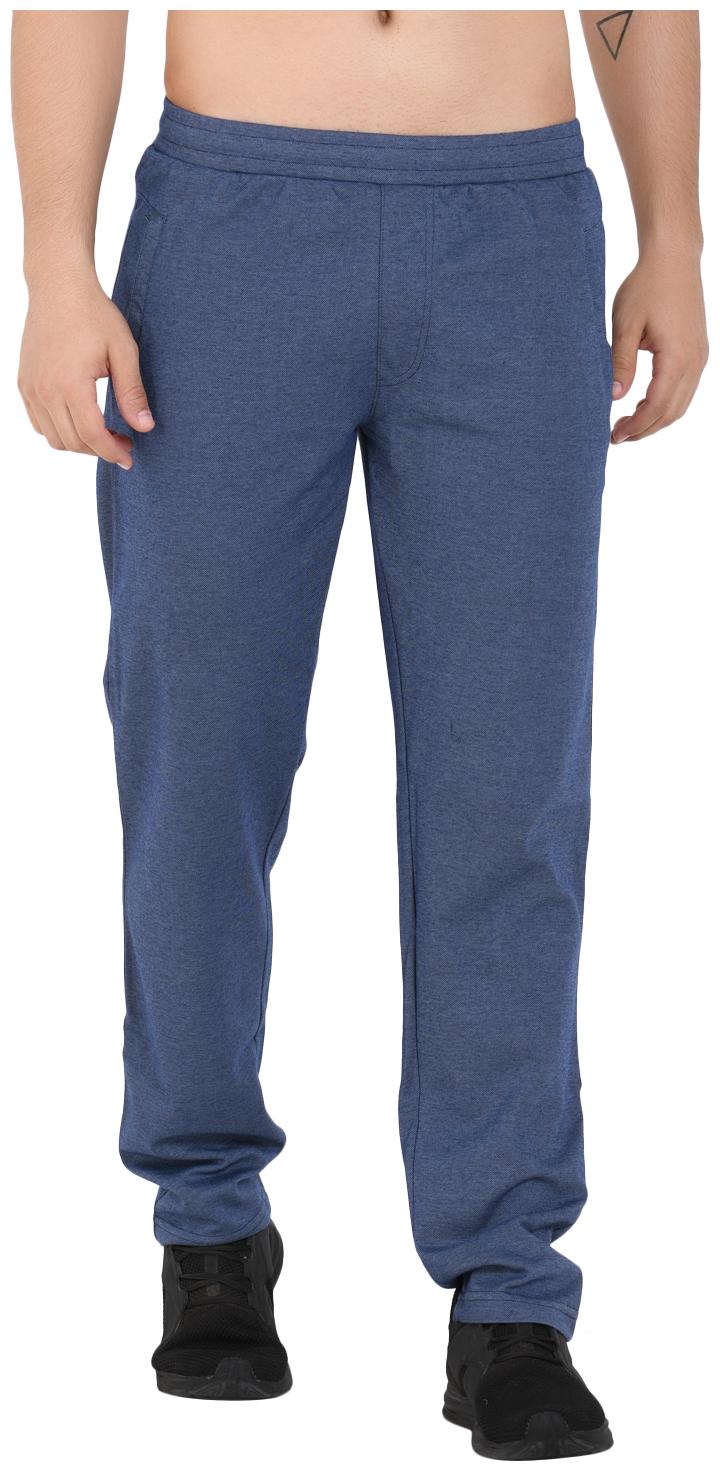 

Sapper Men Cotton Lycra Slim Fit Track Pants Blue color
