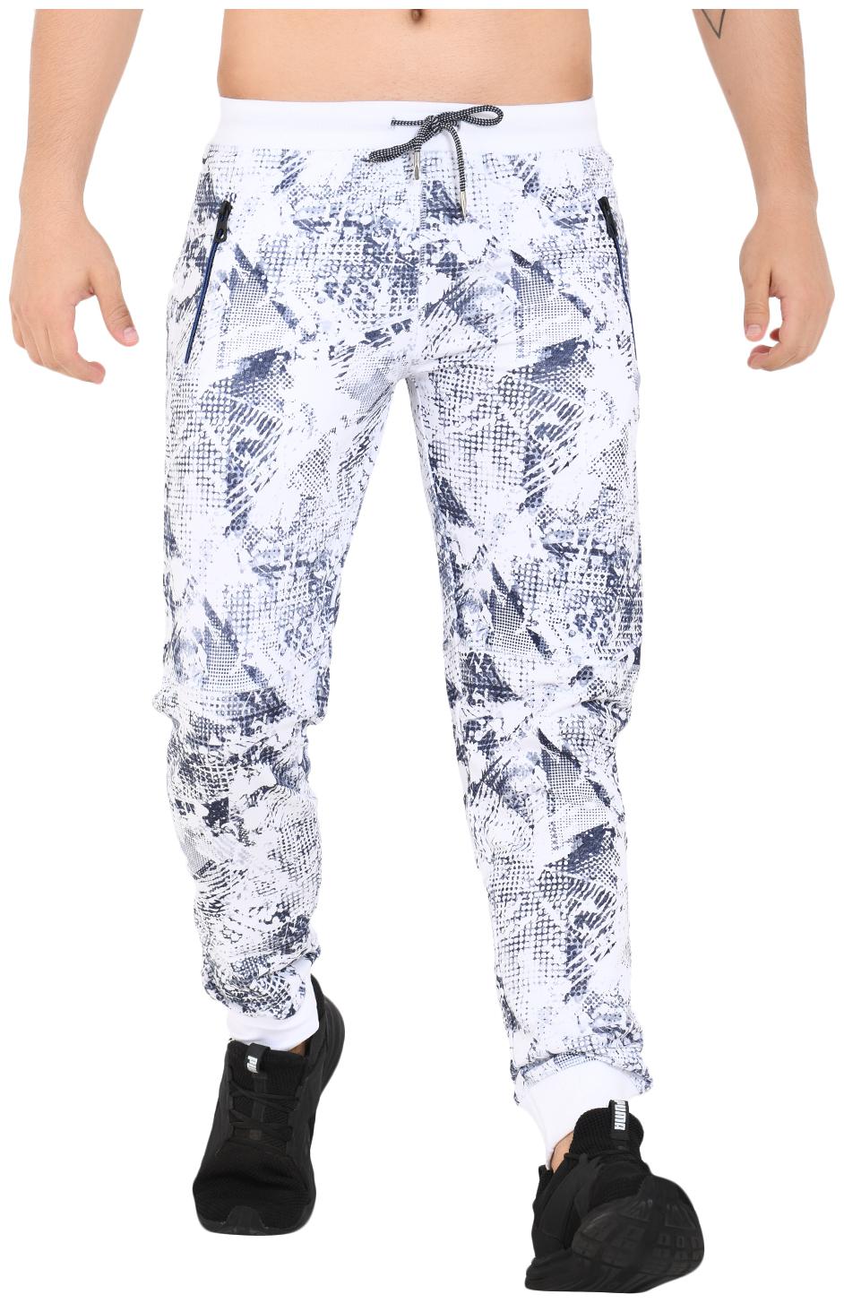 

Sapper Men Cotton Lycra Slim Fit Track Pants White color