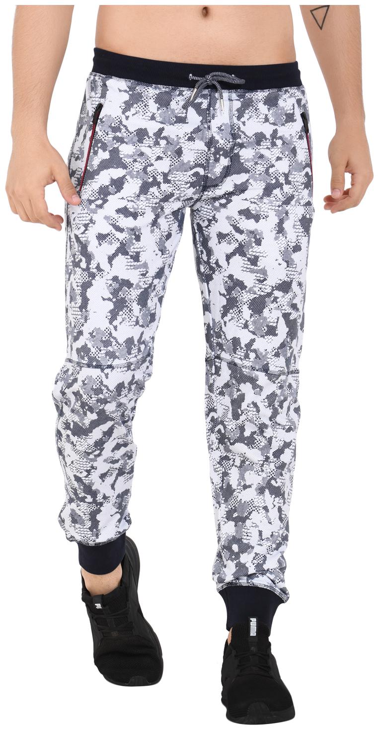 

Sapper Men Cotton Lycra Slim Fit Track Pants White color
