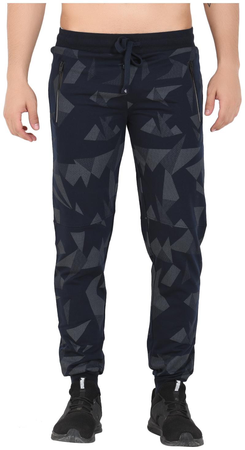 

Sapper Men Cotton Lycra Slim Fit Track Pants Navy Blue color