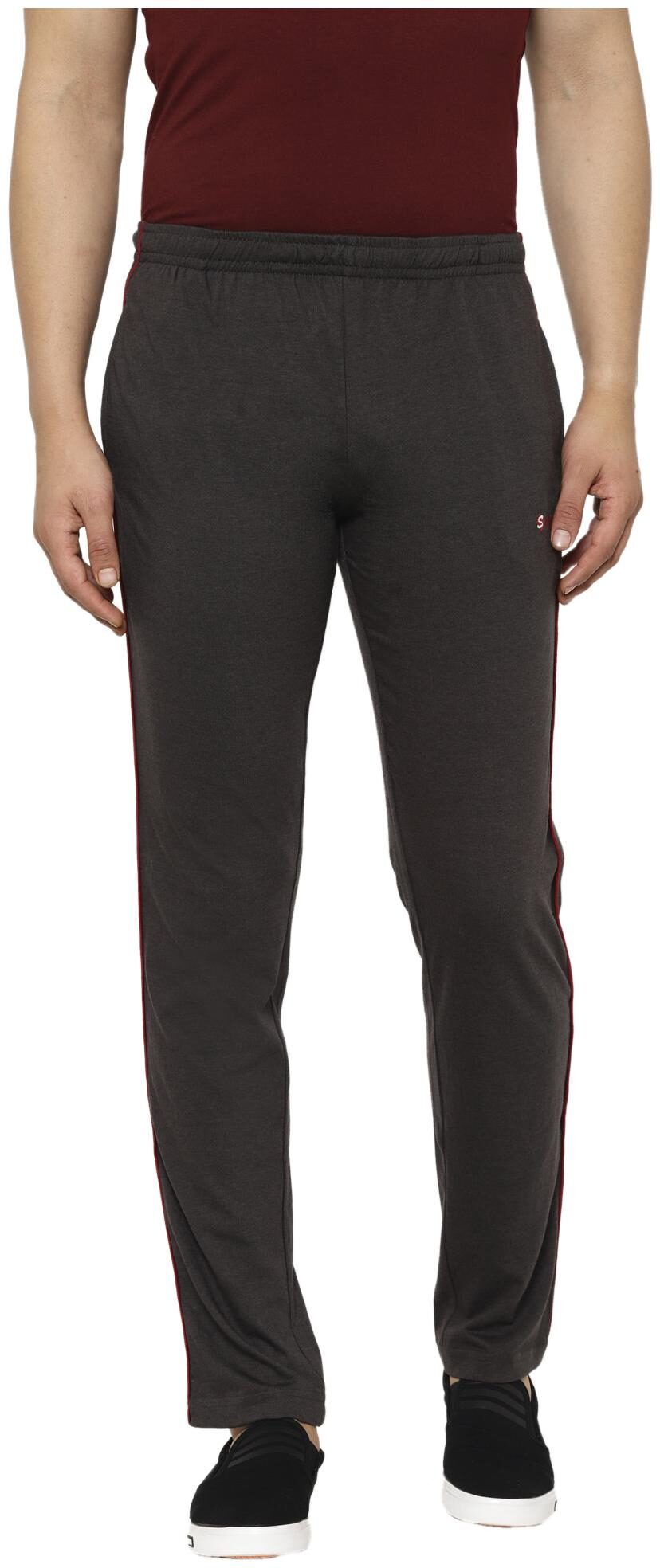 

Sapper Men Grey Solid Slim fit Track pants