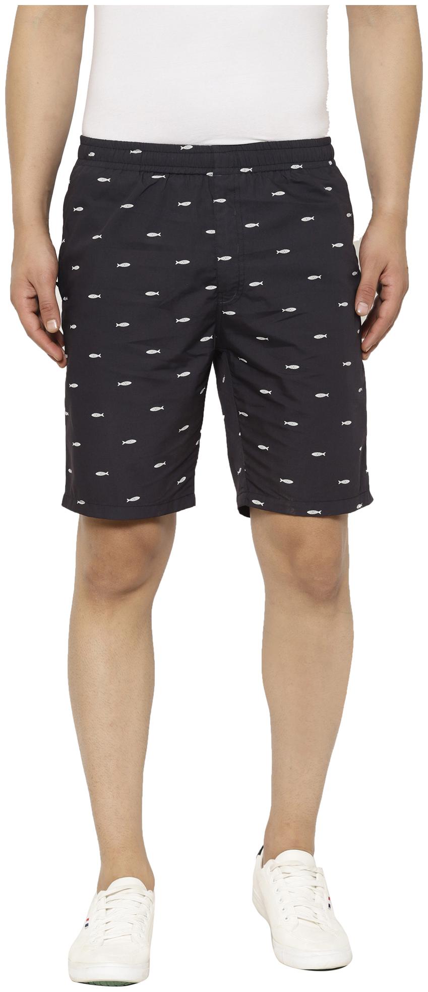 

Sapper Men Navy Blue Slim Fit Regular Shorts