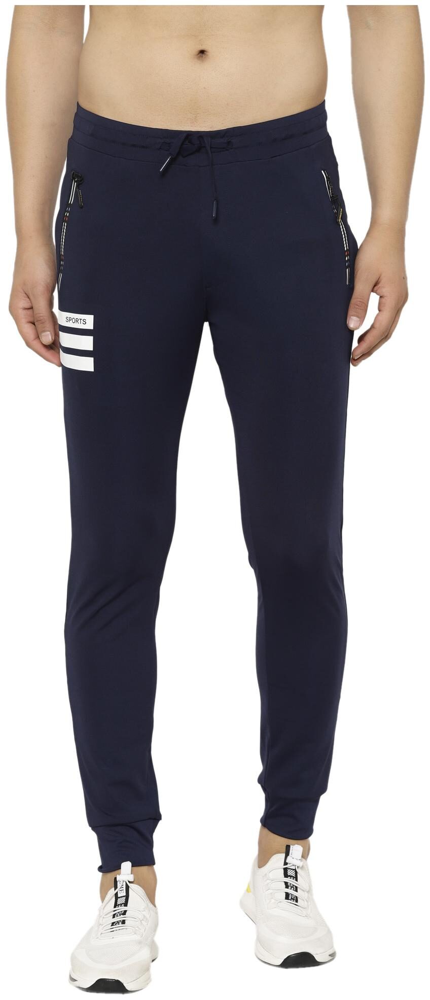 

Sapper Men Navy blue Solid Slim fit Joggers